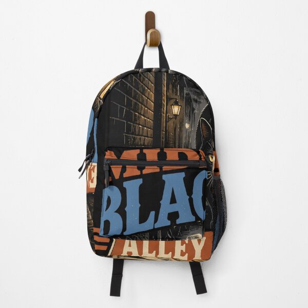 Item preview, Midnight Black Cat Alley Stalker Retro Halloween designed and sold by BernoNickel.