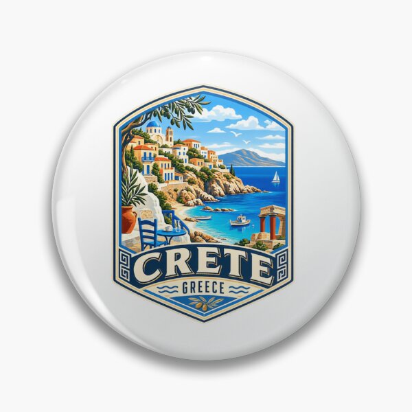 Item preview, Crete Greece Vacation Travel Destination Greek Island Souvenir designed and sold by Simsimah26Parks.