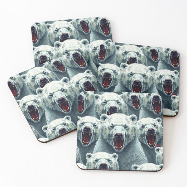 Item preview, Roaring Polar Bear Pattern designed and sold by pUNKnown.