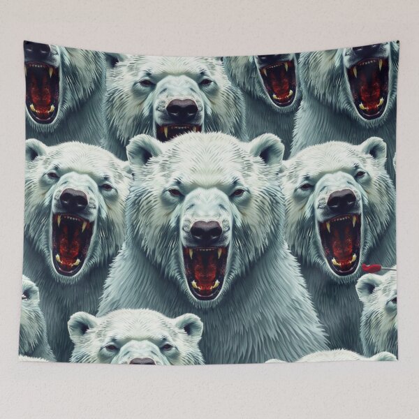 Item preview, Roaring Polar Bear Pattern designed and sold by pUNKnown.