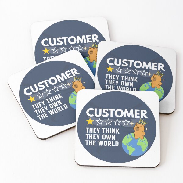 Item preview, Customer 1 Star Rating - Sarcastic Hospitality & Retail Worker Humor designed and sold by hanekopro.