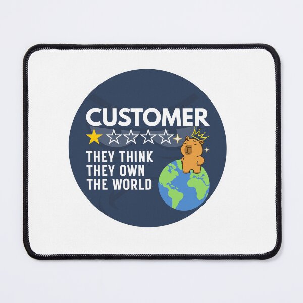 Item preview, Customer 1 Star Rating - Sarcastic Hospitality & Retail Worker Humor designed and sold by hanekopro.
