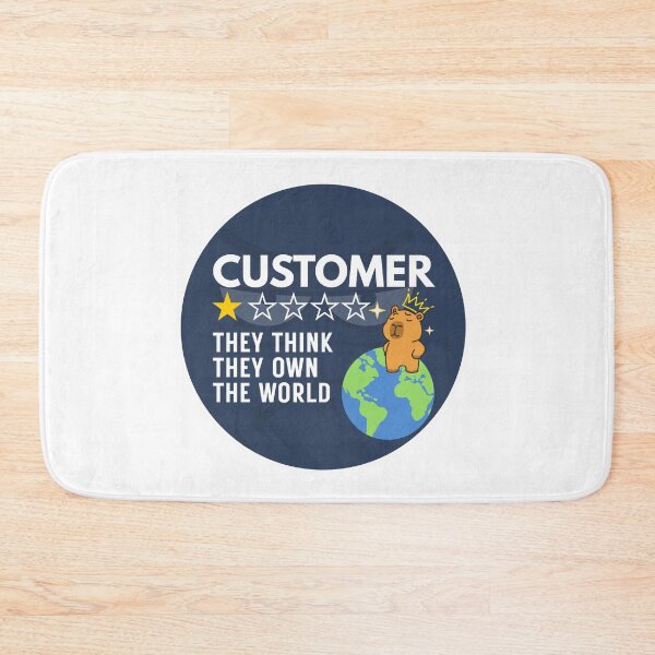 Item preview, Customer 1 Star Rating - Sarcastic Hospitality & Retail Worker Humor designed and sold by hanekopro.