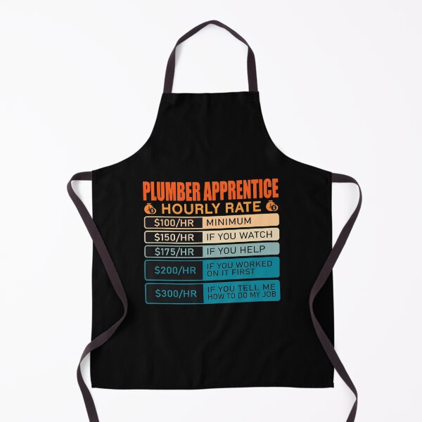 Item preview, Plumber Apprentice Hourly Rate Funny Work Job designed and sold by HassanPonce.