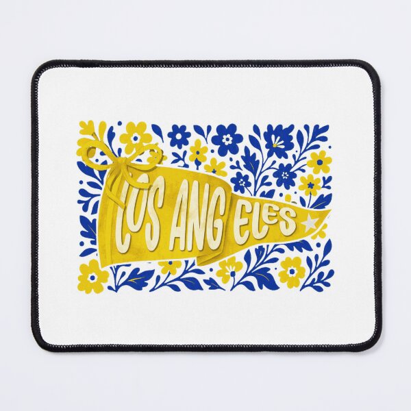 Item preview, LA City Floral Pennant Retro Style  designed and sold by cortlandshetley.