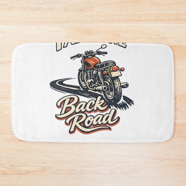 Item preview, Take The Back Road Vintage Motorcycle Rider Design designed and sold by Naviora.