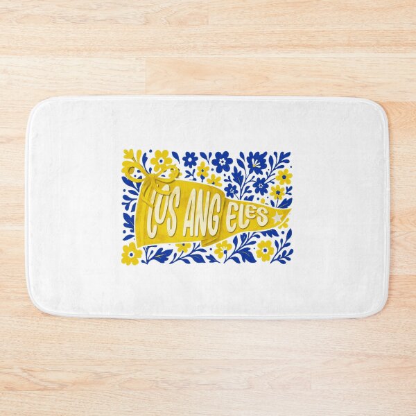 Item preview, LA City Floral Pennant Retro Style  designed and sold by cortlandshetley.