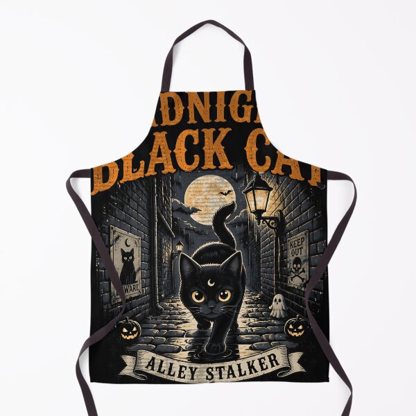 Item preview, Midnight Black Cat Alley Stalker designed and sold by KristenosNehk.