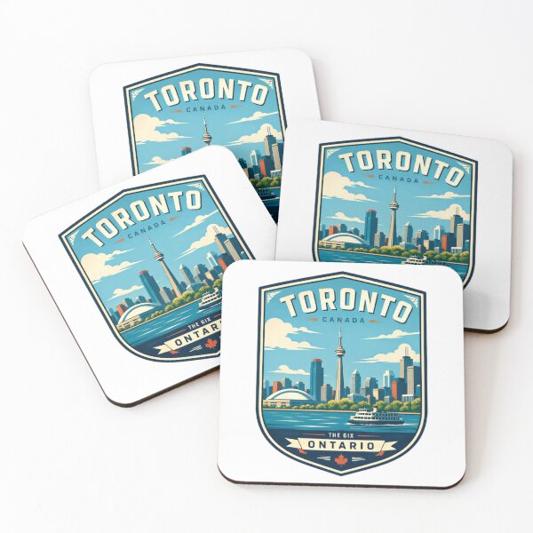 Item preview, Toronto Canada The Six Ontario Travel City Landmark Souvenir designed and sold by Simsimah26Parks.