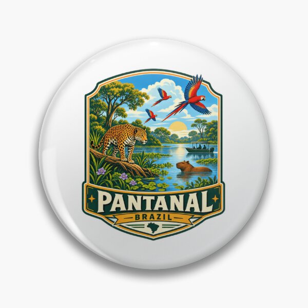 Item preview, Pantanal Brazil Wildlife Nature Explorer Souvenir designed and sold by Star3NowForMe.