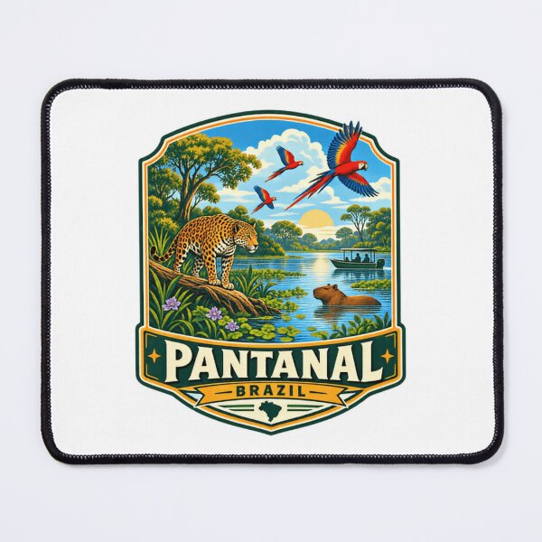 Item preview, Pantanal Brazil Wildlife Nature Explorer Souvenir designed and sold by Star3NowForMe.