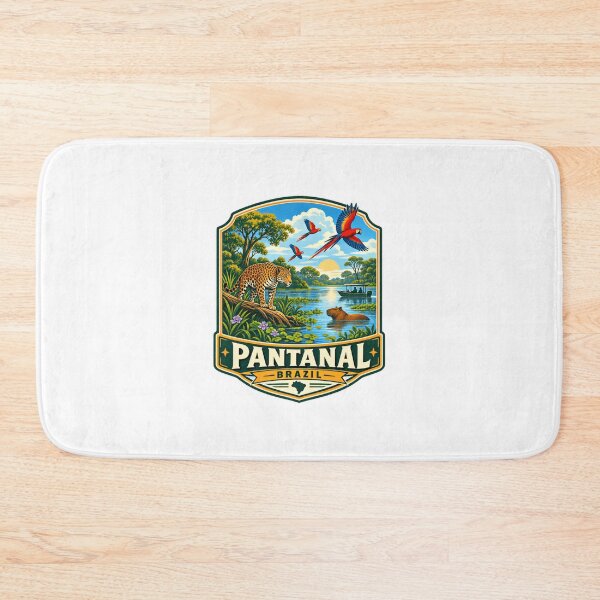Item preview, Pantanal Brazil Wildlife Nature Explorer Souvenir designed and sold by Star3NowForMe.