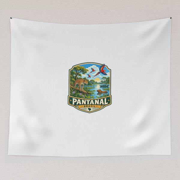 Item preview, Pantanal Brazil Wildlife Nature Explorer Souvenir designed and sold by Star3NowForMe.
