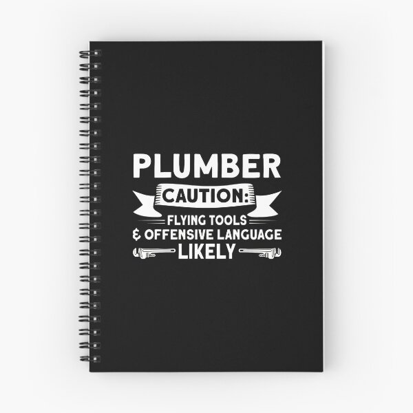 Item preview, Plumber Caution Flying Tools Offensive Language Likely Humorous designed and sold by SalvadorEllison.