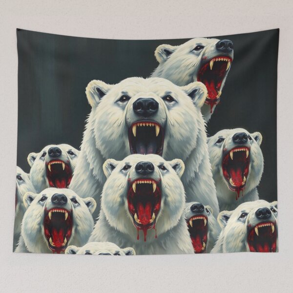Item preview, Roaring Polar Bears designed and sold by pUNKnown.
