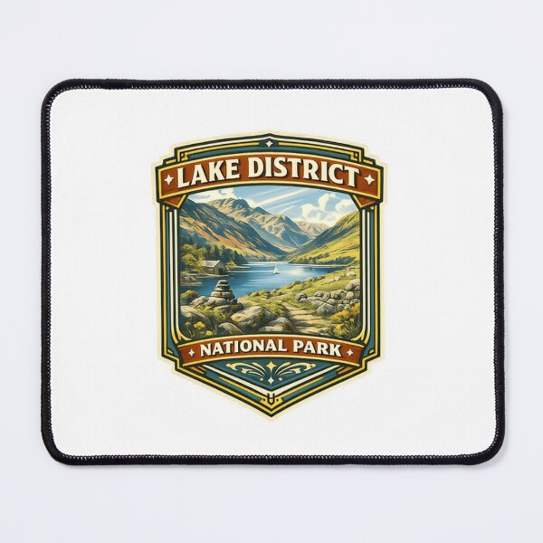 Item preview, Lake District National Park UK England Travel Hiker Visitor Souvenir designed and sold by Star3NowForMe.
