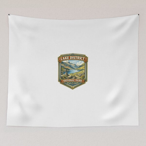 Item preview, Lake District National Park UK England Travel Hiker Visitor Souvenir designed and sold by Star3NowForMe.