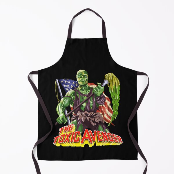 Item preview, Green Monster Holding Mop With Flag designed and sold by TWOBROTHERS DESIGNS.