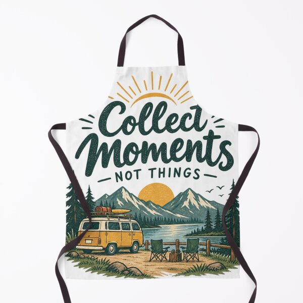 Item preview, Collect Moments Not Things – Vintage Camping & Adventure Design designed and sold by 50Pxels.