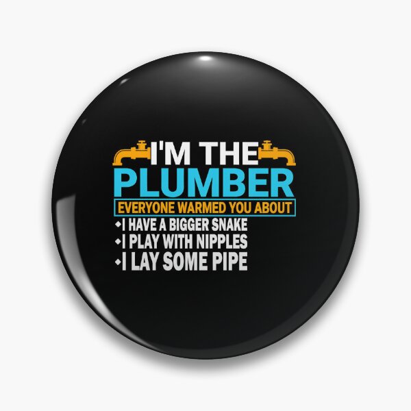 Item preview, Plumber Humorous Pun Graphic designed and sold by MckennaChris.
