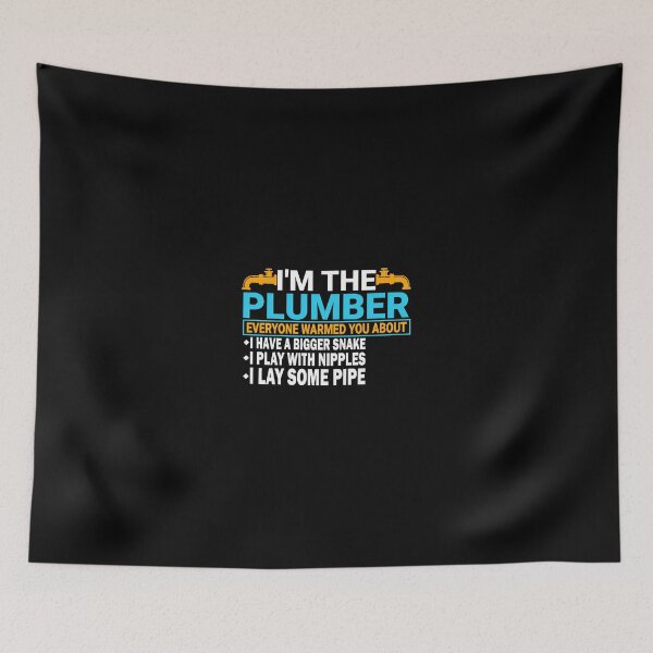 Item preview, Plumber Humorous Pun Graphic designed and sold by MckennaChris.