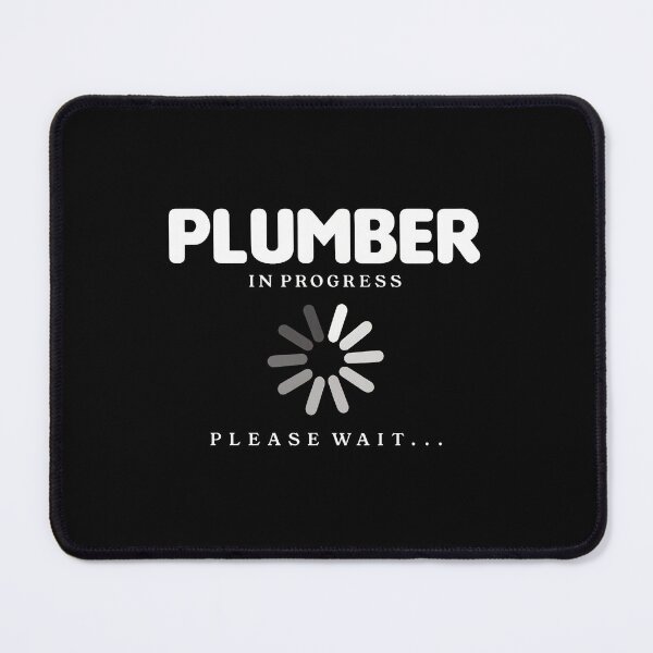 Item preview, Plumber In Progress Loading Spinner Humor designed and sold by DaniaNeal.