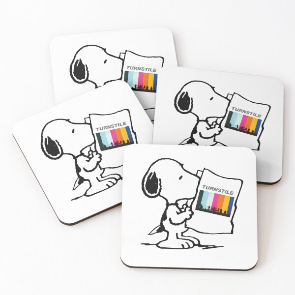 Item preview, Snoopy Reading Newspaper Turnstile designed and sold by CosmicClaws.