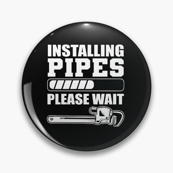 Item preview, Plumber Installing Pipes Please Wait Loading Bar Tool designed and sold by HassanPonce.