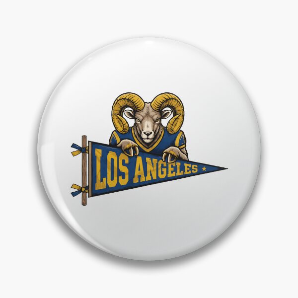 Item preview, LA Ram Mascot Pennant Fan designed and sold by ezemannan.