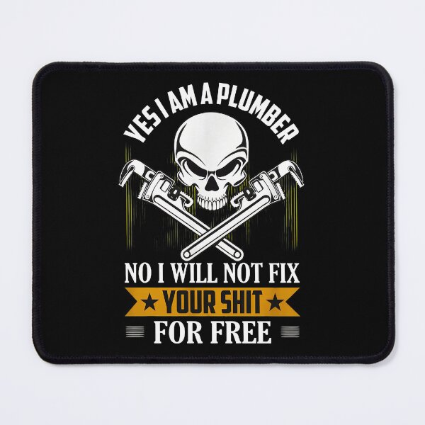 Item preview, Plumber Skull Wrench Funny Fix Shit Free designed and sold by SalvadorEllison.