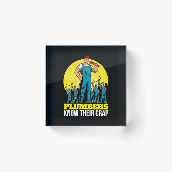 Item preview, Plumbers Know Their Crap Funny Plumber Gift Idea designed and sold by HassanPonce.