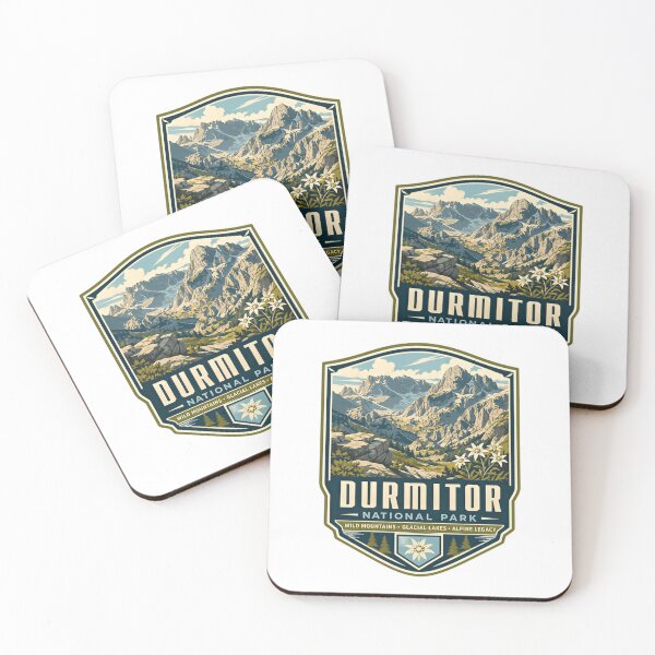 Item preview, Durmitor National Park Wild Mountains Glacial Lakes Alpine Legacy Montenegro Travel Hiking Nature Explorer designed and sold by Star3NowForMe.
