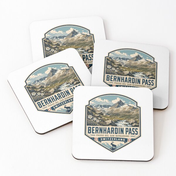 Item preview, Bernhardin Pass Passo Del San Bernardino Switzerland Travel Hiking Alpine Mountain Souvenir designed and sold by Star3NowForMe.