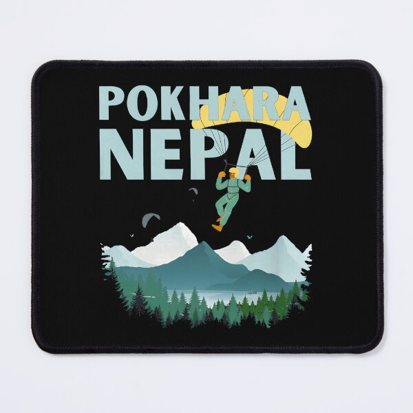Item preview, Pokhara Nepal Paragliding Mountain Adventure Gift designed and sold by HassanPonce.