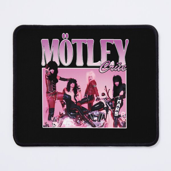 Item preview, Four Musicians Posing On Motorcycle In Pink Frame designed and sold by rinaroy.