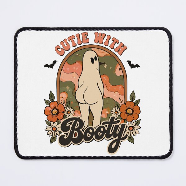 Item preview, Inappropriate Halloween, Cute Ghost With Booty Funny Halloween designed and sold by graphic-genie.