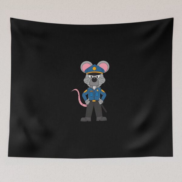 Item preview, Police Mouse Character Art designed and sold by SalvadorEllison.