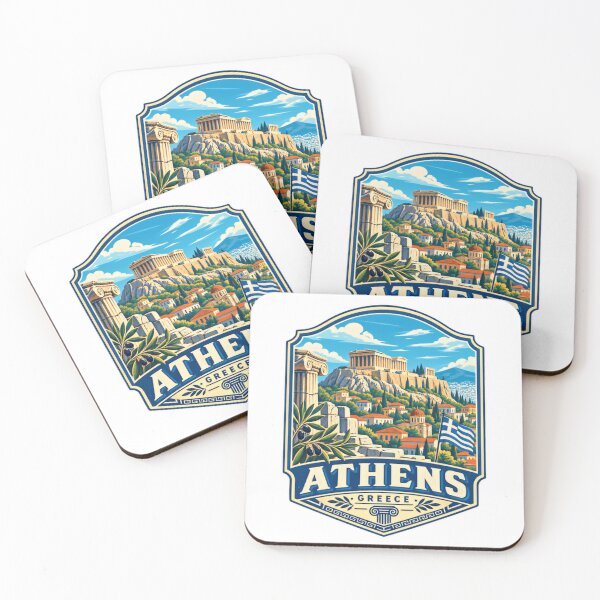 Item preview, Athens Greece Travel Tourist Acropolis Souvenir Landmark designed and sold by Simsimah26Parks.