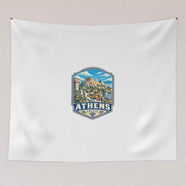 Item preview, Athens Greece Travel Tourist Acropolis Souvenir Landmark designed and sold by Simsimah26Parks.