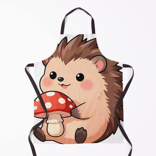Item preview, Cute Hedgehog with Red Amanita Mushroom designed and sold by pumsquare.