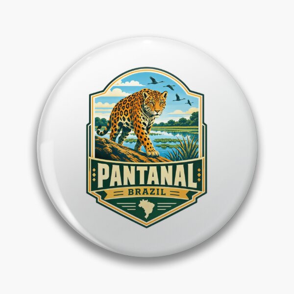 Item preview, Pantanal Brazil Jaguar Wildlife Travel Souvenir Nature Lover designed and sold by Star3NowForMe.