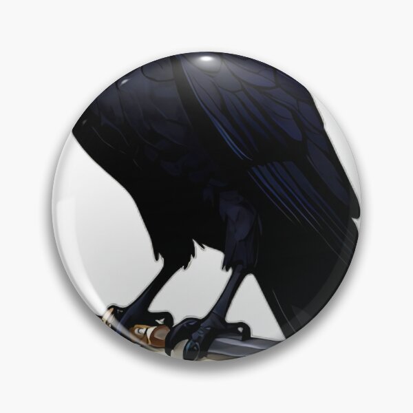 Item preview, Gothic Raven Dagger and Black Rose Emblem designed and sold by IllumeInk.