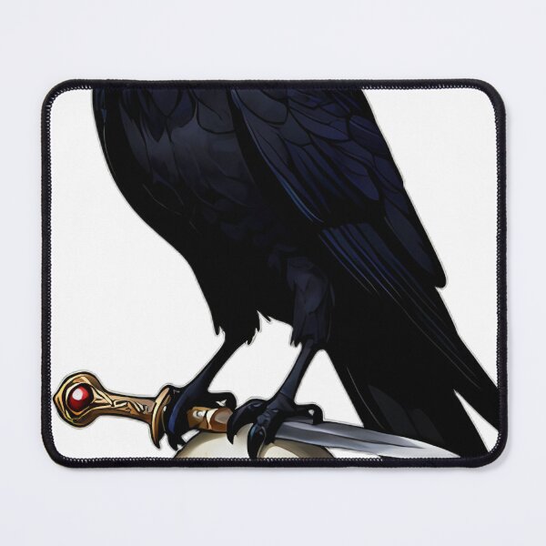 Item preview, Gothic Raven Dagger and Black Rose Emblem designed and sold by IllumeInk.
