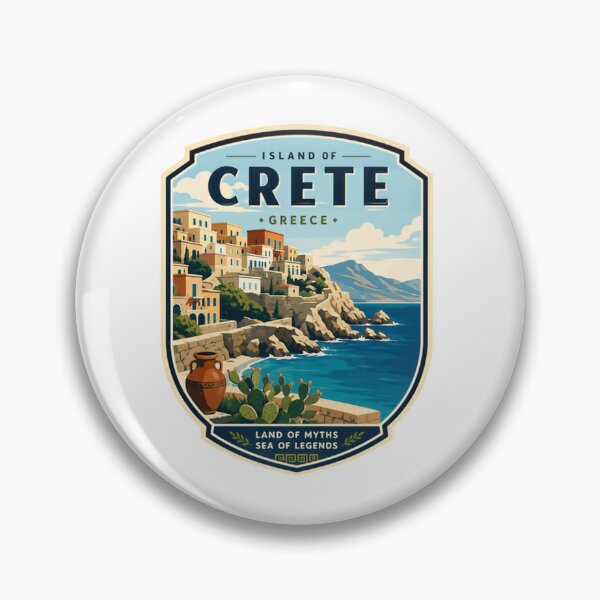 Item preview, Island Of Crete Greece Land Of Myths Sea Of Legends Greek Island Travel Souvenir designed and sold by Simsimah26Parks.