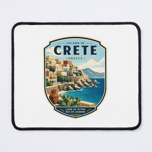 Item preview, Island Of Crete Greece Land Of Myths Sea Of Legends Greek Island Travel Souvenir designed and sold by Simsimah26Parks.