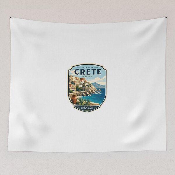 Item preview, Island Of Crete Greece Land Of Myths Sea Of Legends Greek Island Travel Souvenir designed and sold by Simsimah26Parks.