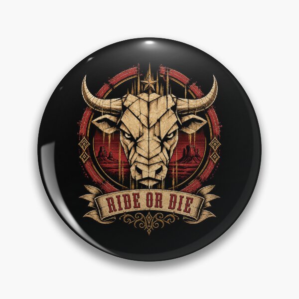 Item preview, Vintage Angus Bull "Ride or Die" Americana Graphic designed and sold by JonelCrafts.