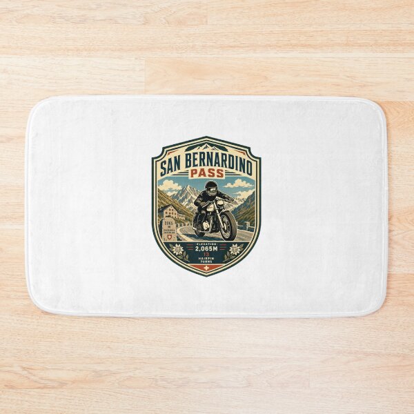 Item preview, San Bernardino Pass Switzerland Motorcycle Rider Travel designed and sold by Star3NowForMe.