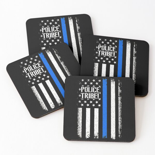 Item preview, Police Tribe Distressed American Flag Support designed and sold by SalvadorEllison.