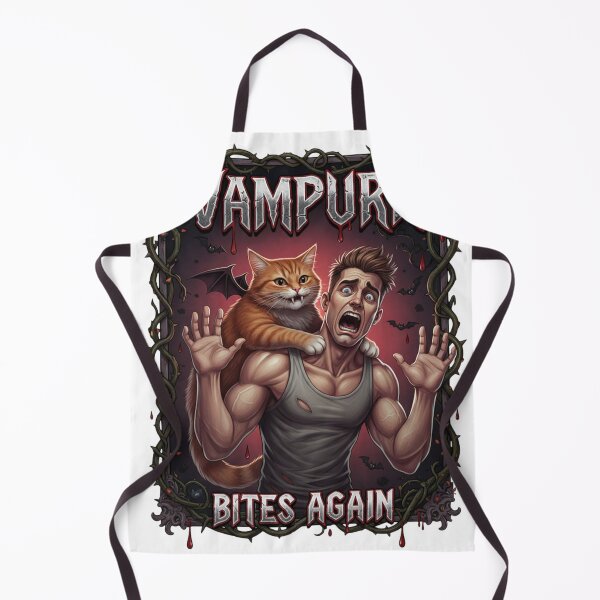 Item preview, Vampurr Bites Again Funny Cat 1 designed and sold by Positive&FunnyThings.